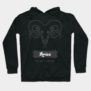 Zodiac signs of Aries Hoodie